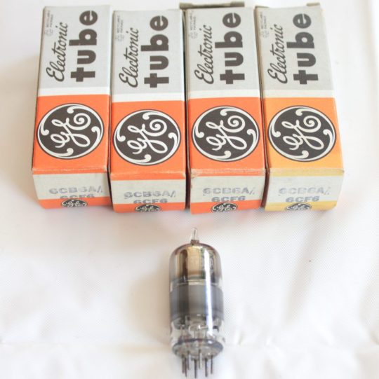 B12P Lot 2 Tubes GE 6CB6 NOS We Ship Worlwide
