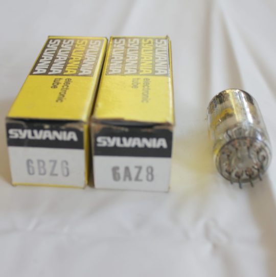 B13P  Lot 2 Tubes SYLVANIA 6BZ6 NOS We Ship Worlwide