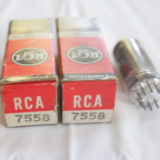 B14P Lot 2 Tubes RCA 7558 NOS We Ship Worlwide