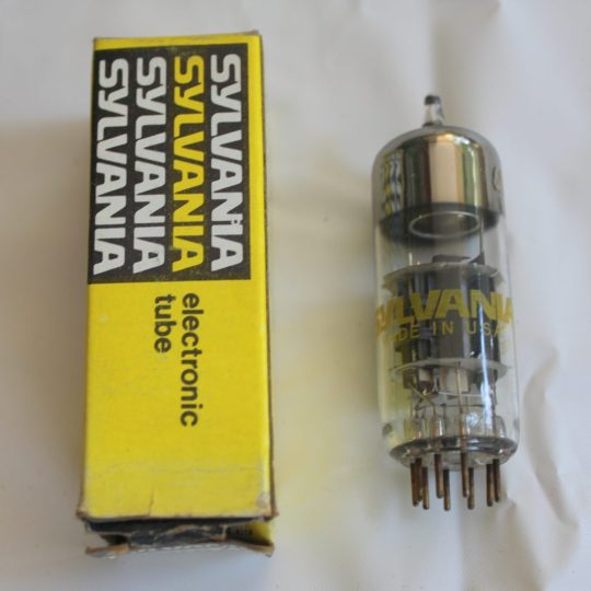 B187P 1 Unit TUBE SYLVANIA 6AU8A NOS We Ship Worlwide