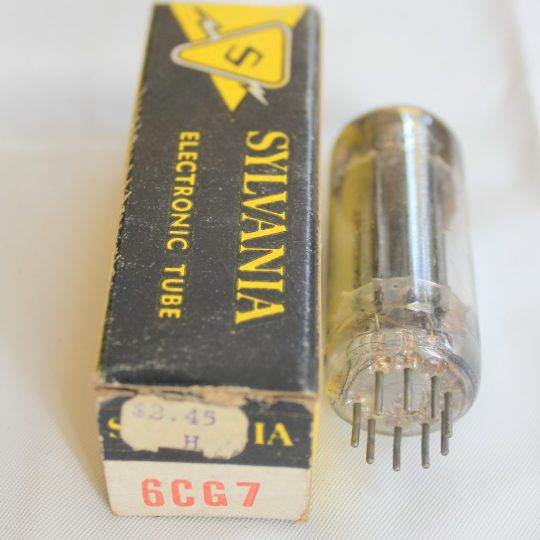 B20P 1 Unit TUBE SYLVANIA 6CG7 NOS We Ship Worlwide - Image 2