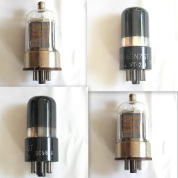 B10P Lot 2 Tubes 8242 / 6SN7GT Used