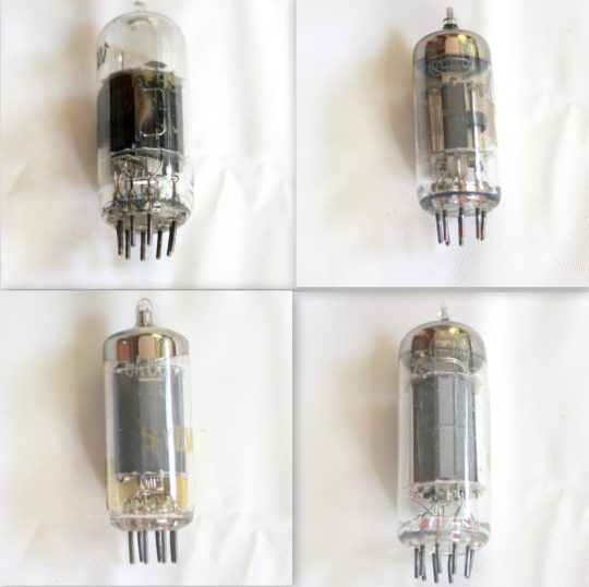 B9P Lot 4 Tubes 6EB8 / 6AU6A / 6EW6 / 6JH8 Used We Ship Worlwide