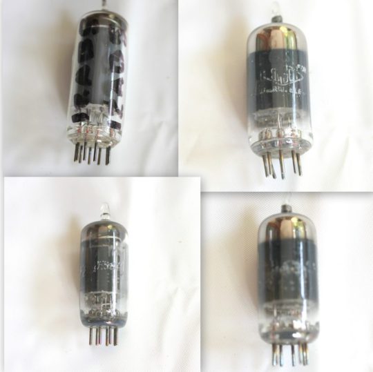 B9P Lot 4 Tubes 6AH6 / 12AB5  / 6FG5  Used We Ship Worlwide
