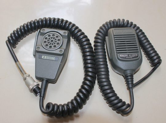 COLLECTORS !! Icom IC-HM 12 and Other Microphone Lot 2 Used SHIP FREE WW