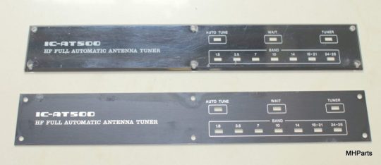 Icom IC-AT500 Original Front Sheet Used We Ship Worlwide