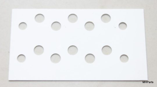 Icom IC-AT500 Original Plastic Preset Sheet Used We Ship Worlwide - Image 2