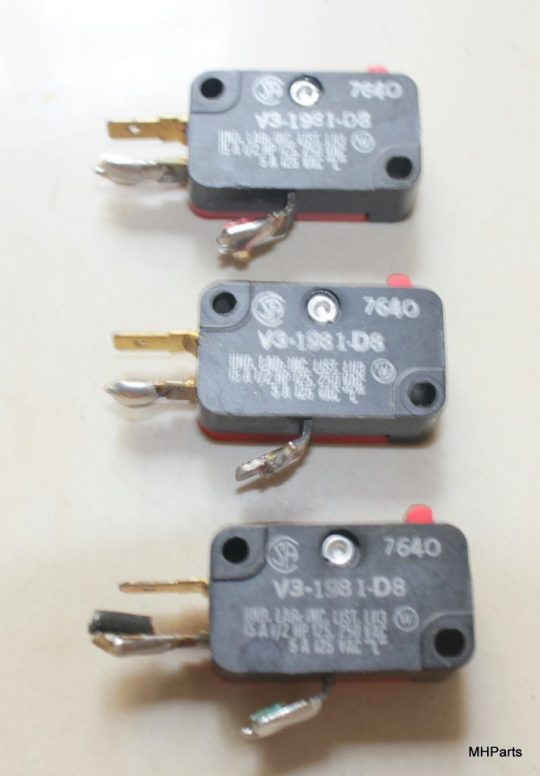 CDE Ham III / CD-44 Original V3-1981-D8 Switch Set Used We Ship Worlwide