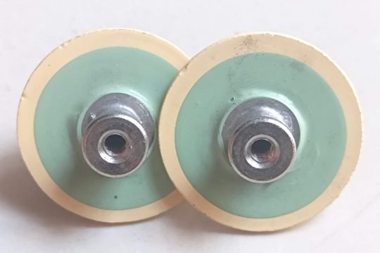 Yaesu FL-2100B Original Doorknob RDA-30 200PF 3KV Pair Used We Ship Worlwide - Image 2