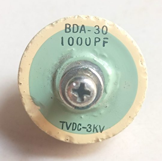 Yaesu FL-2100B Original Doorknob BDA-30 1000PF 3KV Used We Ship Worlwide