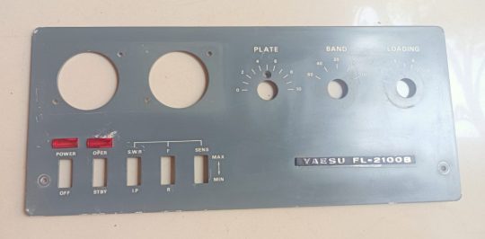 Yaesu FL-2100B Original Front Face Used We Ship Worlwide