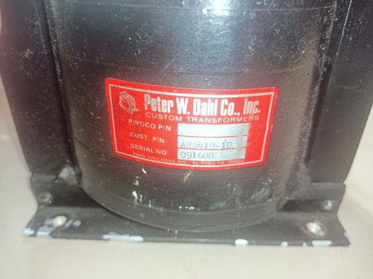 Ameritron AL-1500 Peter W Dahl ARD418-1D / 091688 Transformer Used We Ship Worlwide - Image 3