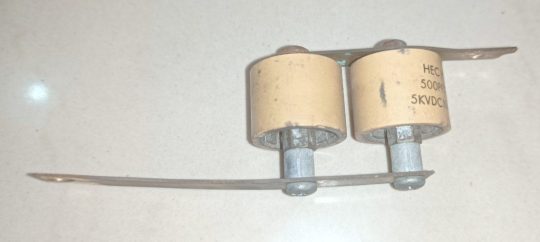Ameritron AL-1500 Original Doorknob HET HC-50 / 500PF 5KV Pair Used We Ship Worlwide - Image 2