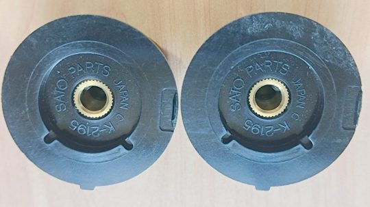 Ham Radio Sato K-2195 Knobs Size 40 mm x 6 mm Hole We Ship Worlwide - Image 2