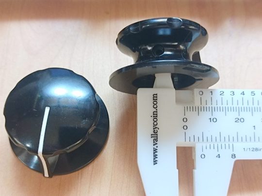 Ham Radio Sato K-2195 Knobs Size 40 mm x 6 mm Hole We Ship Worlwide - Image 4