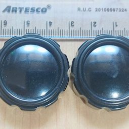 Ham Radio Sato K-2056 Knobs Size 32mm x 6mm Hole Pair Used Used We Ship Worlwide