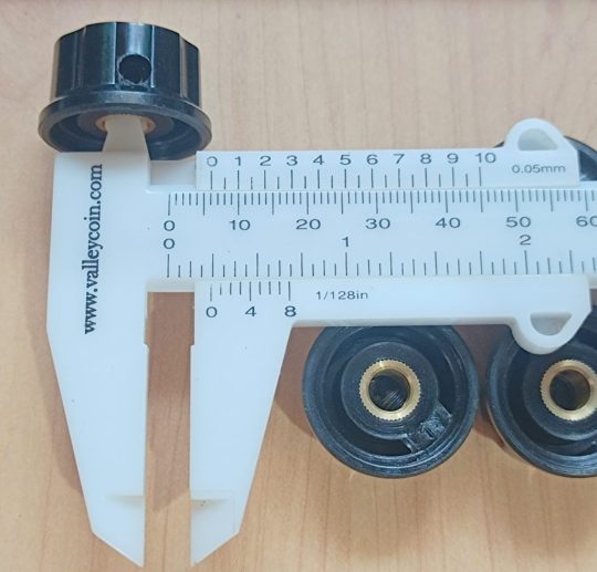 Ham Radio Knobs 6 Units Size 26mm x 6mm Used We Ship Worlwide - Image 3