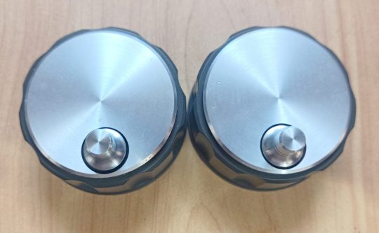 Ham Radio 1 Unit Kenwood HF Knobs Size 50mm x 6mm Used We Ship Worlwide