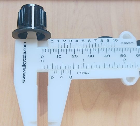 Ham Radio 3 Units Knobs Size 25mm x 6mm Used We Ship Worlwide - Image 3