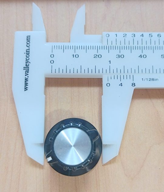 Ham Radio 3 Units Knobs Size 25mm x 6mm Used We Ship Worlwide - Image 4