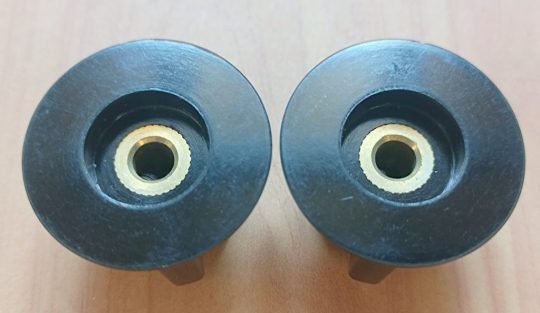 Ham Radio 2 Units Knobs Size 35mm x 6mm Used We Ship Worlwide - Image 2