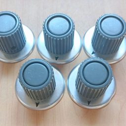Ham Radio 5 Units Knobs Size 29mm x 6mm Used We Ship Worlwide