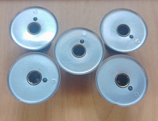 Ham Radio 5 Units Knobs Size 29mm x 6mm Used We Ship Worlwide - Image 2
