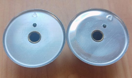 Ham Radio 2 Units Knobs Size 40mm x 6mm Used We Ship Worlwide - Image 2