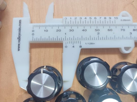 Ham Radio 5 units Knobs Size 26mm x 6mm Used We Ship Worlwide - Image 4