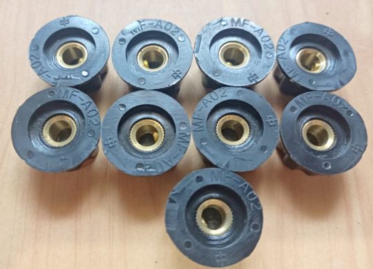Ham Radio 9 Units Knobs Size 23mm x 6mm Used We Ship Worlwide - Image 2