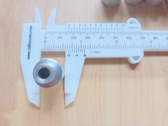 Ham Radio 5 Units Metalic Knobs Size 17mm x 6mm Used We Ship Worlwide - Image 5