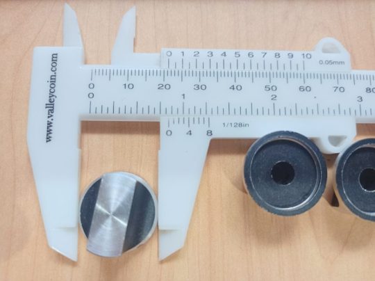 Ham Radio 4 Units Knobs Size 21mm x 6mm Used We Ship Worlwide - Image 4
