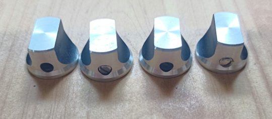 Ham Radio 4 Units Knobs Size 13mm x6mm Used We Ship Worlwide - Image 2