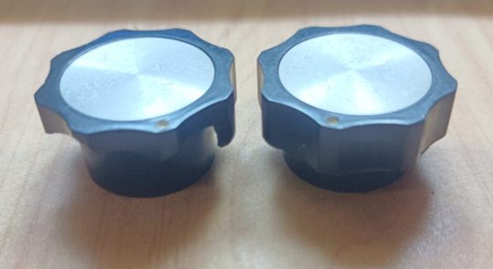 Ham Radio 2 Units Knobs Size 21mm x 6mm Used We Ship Worlwide - Image 2