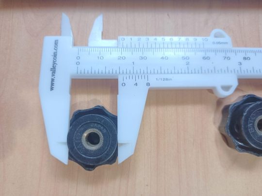 Ham Radio 2 Units Knobs Size 21mm x 6mm Used We Ship Worlwide - Image 5