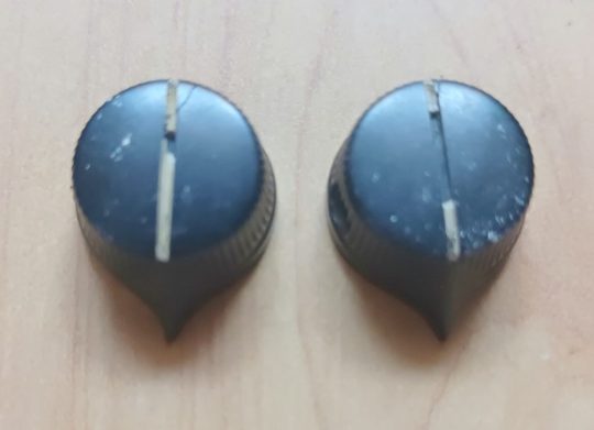 Ham Radio Daka Ware 2 Units Knobs Size 12mm 6mm Used We Ship Worlwide