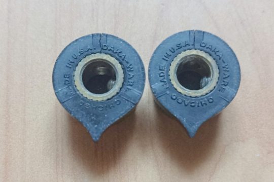 Ham Radio Daka Ware 2 Units Knobs Size 12mm 6mm Used We Ship Worlwide - Image 3