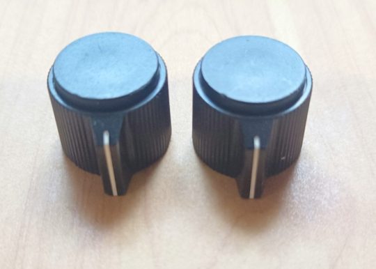 Ham Radio 2 Units Knobs Size 19mm x 6mm Used We Ship Worlwide - Image 2
