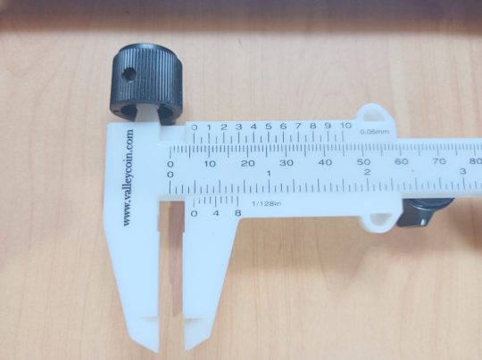 Ham Radio 2 Units Knobs Size 19mm x 6mm Used We Ship Worlwide - Image 4