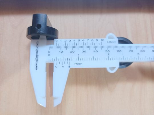 Ham Radio 2 Units Sato K-90 Knobs Size 23mm x 6 mm Used We Ship Worlwide - Image 4