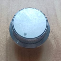 Ham Radio Silver Knobs Size 31mm X 5mm  Used We Ship Worlwide