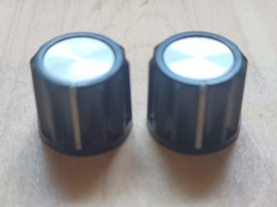 Ham Radio 2 Units Knobs Size 14mm x 6mm Used We Ship Worlwide - Image 2