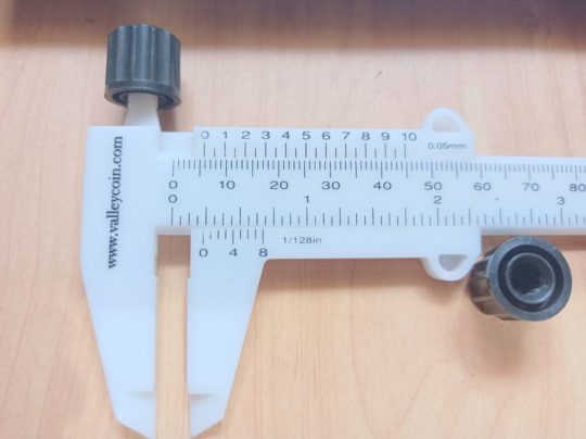 Ham Radio 2 Units Knobs Size 14mm x 6mm Used We Ship Worlwide - Image 4