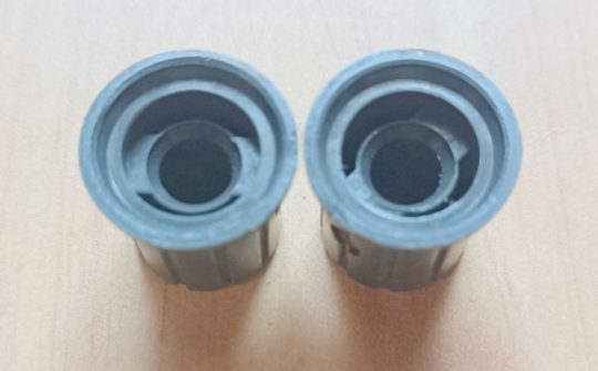 Ham Radio 2 units Knobs Size 17mm x 6mm Used We Ship Worlwide - Image 2