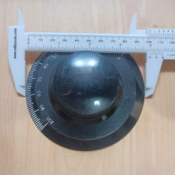 Ham Radio Bakelite Big Knobs Size 100mm x 6mm Used We Ship Worlwide