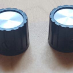 Ham Radio 2 units Knobs Size 13mm x 6mm Used We Ship Worlwide