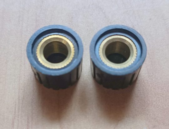 Ham Radio 2 units Knobs Size 13mm x 6mm Used We Ship Worlwide - Image 2