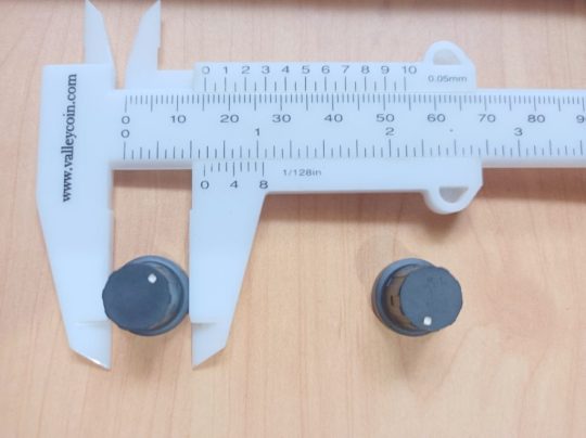 Ham Radio 2 units Knobs Size 15mm x 6mm Used We Ship Worlwide - Image 4