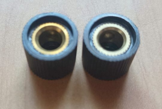 Ham Radio 2 units Knobs Size 14mm x 6mm Used We Ship Worlwide - Image 3