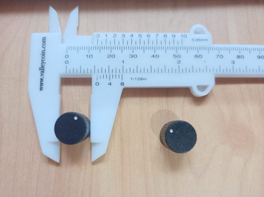 Ham Radio 2 units Knobs Size 14mm x 6mm Used We Ship Worlwide - Image 5